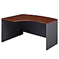 Bush Business Furniture 59"W L-Shaped Left-Handed Corner Desk, Hansen Cherry/Graphite Gray, Standard Delivery 1 thumbnail image