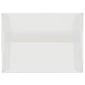 JAM Paper® Booklet Invitation Envelopes, A8, Gummed Seal, Clear Translucent, Pack Of 25