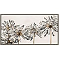 Amanti Art African Lily Flowers II by Assaf Frank Framed Canvas Wall Art Print, 14”H x 27”W, Graywash 1 thumbnail image