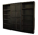 Concepts In Wood 3-Piece Bookcase System, 15 Shelves, Espresso