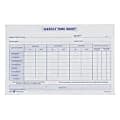 TOPS® Weekly Timesheet Form, 5.5" x 8.5", White/Blue, 100 Sheets Per Pad, 2 Pads Per Pack 1 thumbnail image