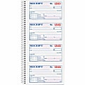 TOPS™ Money/Rent Receipt Book, 2-Part, Carbonless, 11" x 5 1/4", White/Canary