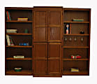 Concepts In Wood 3-Piece Bookcase System, 8 Shelves, Dry Oak