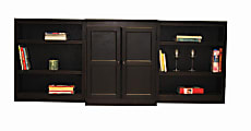 Concepts In Wood 3-Piece Bookcase System, 8 Shelves, Espresso