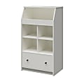 Ameriwood Home The Loft 24"W 1-Drawer Storage Tower, White