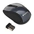 Verbatim® Wireless USB Mini Travel Optical Mouse, Red