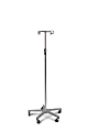 Medline Aluminum Deluxe 5-Leg IV Poles, Chrome, Case Of 2 1 thumbnail image