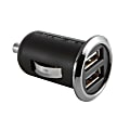 Monster Mobile® PowerPlug Dual USB 700 Car Charger, Black 1 thumbnail image