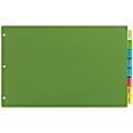 Avery® Dividers For 3 Ring Binders, 8-Tab Binder Dividers, 11" x 17" Plastic Binder Dividers, Insertable Big Tab™, Multicolor, 1 Set (11179) 1 thumbnail image