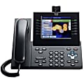 Cisco Slimline Handset for IP Phone - Corded - USB - Charcoal