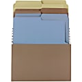 Smead Organized Up® Vertical Stadium® File with Heavyweight Vertical Folders - Sheet - 3 Pocket(s) - 3 Tier(s) - 8.8" Height x 10.5" Width - Desktop, Drawer, Shelf - Assorted - 1Each