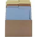 Smead Organized Up® Vertical Stadium® File with Heavyweight Vertical Folders - Sheet - 3 Pocket(s) - 3 Tier(s) - 8.8" Height x 10.5" Width - Desktop, Drawer, Shelf - Assorted - 1Each 1 thumbnail image