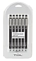 TUL® Mechanical Pencils, 0.7 mm, Black Barrels, Pack Of 6 Pencils