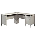 Sauder® Larkin Ledge 63"W L-Computer Desk, Glacier Oak 1 thumbnail image