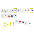 Learning Resources® Magnetic Number Line Set, 2 1/4" x 9 1/2", Multicolor, Pre-K - Grade 2