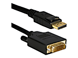 QVS 15ft DisplayPort to DVI Digital Video Cable - First End: 1x DisplayPort 1.1 Digital Audio/Video - DPDVI15 1 thumbnail image