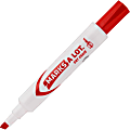 Marks-A-Lot Desk Style Dry Erase Markers - Broad Marker Point Type - Chisel Marker Point Style - Red - 12 / Box 1 thumbnail image