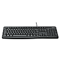 Logitech K120 Wired Keyboard for Windows, USB Plug-and-Play, Full-Size, Spill-Resistant, Curved Space Bar, Compatible with PC, Laptop - Black 1 thumbnail image