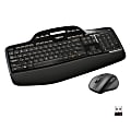 Logitech® MK710 Wireless Straight Full Size Keyboard & Right-Handed Optical Mouse, Black 1 thumbnail image