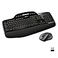 Logitech MK710 Wireless Straight Full Size Keyboard Right Handed Optical  Mouse Black - Office Depot