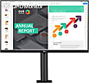 LG 27” QHD IPS HDR 10 USB-C Monitor With Ergo Stand  1 thumbnail image