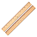 Westcott® 2-Sided Metric Ruler, 1/16"/1 mm Increments