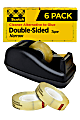 Scotch® Permanent Double-Sided Tape With C40 Dispenser, 1/2" x 900", Pack Of 6 1 thumbnail image
