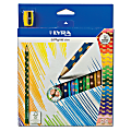 LYRA Groove Slim Color Pencils, Presharpened, Assorted Colors, Set Of 24