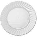 Classicware WNA Comet Plastic Dinnerware - 9" Diameter Plate - Polystyrene, Plastic - Disposable - Clear - 180 Piece(s) / Carton 1 thumbnail image