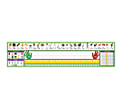 North Star Teacher Resources Adhesive Desk Plates, 4" x 17 1/2", Primary Modern Manuscript, Pre-K - Grade 8, Pack Of 36 Plates, Set Of 2 Packs