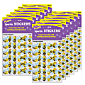 Trend Sparkle Stickers, Buzzing Bumblebees, 72 Stickers Per Pack, Set Of 12 Packs