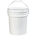 Partners Brand Plastic Pail Shipper, Open Head, 5 Gallon, White 1 thumbnail image