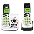 VTech® CS6229-2 DECT 6.0 Digital Dual-Handset Cordless Phone With Answering Machine, Silver 1 thumbnail image