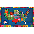 Flagship Carpets My America Doodle Map Rug, 6'H x 8'4"W 1 thumbnail image