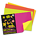 Pacon® Neon Construction Paper, 12" x 18", 76 Lb, Assorted Colors, Pack Of 20 1 thumbnail image