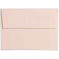 JAM Paper® Booklet Invitation Envelopes, A6, Gummed Seal, Via Linen, 30% Recycled, Bright White, Pack Of 25