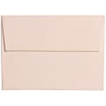 JAM Paper® Booklet Invitation Envelopes, A6, Gummed Seal, Via Linen, 30% Recycled, Bright White, Pack Of 25 1 thumbnail image