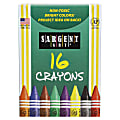 Sargent Art Crayons, Tuck Box Of 16