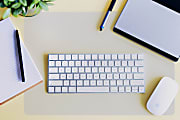 Floortex® Desktex® Polycarbonate Rectangular Desk Pad, 20" x 36", Clear 1 thumbnail image
