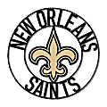 Imperial NFL Wrought Iron Wall Art, 24"H x 24"W x 1/2"D, New Orleans Saints 1 thumbnail image
