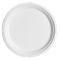 Eco-Products Sugarcane Fiber Plates, 10", White, Pack Of 50