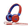 JBL JR310 Kids' On-Ear Wired Lightweight Headphones, Red 1 thumbnail image
