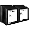 Just Basics® View 3-Ring Binder, 1/2" Round Rings, Black, Pack Of 12