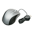 SKILCRAFT® Optical Ergonomic Mouse, Black/Silver (AbilityOne 7025-01-618-4138 ) 1 thumbnail image