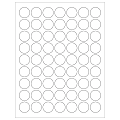Tape Logic® Inkjet/Laser Labels, LL142, Round, 1", White, Case Of 6,300 1 thumbnail image