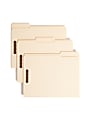 Smead® Reinforced Tab Fastener Folders With Two Fasteners, 1/3 Cut, Letter Size, Manila, Pack Of 50 (14537) 1 thumbnail image