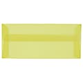 JAM Paper® #10 Business Booklet Envelopes, Translucent, Gummed Closure, Primary Yellow, Pack Of 25 1 thumbnail image
