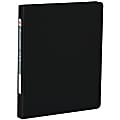 Office Depot® Brand Nonstick 3-Ring Binder, 1/2" Round Rings, Black