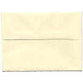 JAM Paper® Booklet Invitation Envelopes, A6, Gummed Seal, Strathmore, Ivory Laid, Pack Of 25 1 thumbnail image