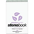 Roaring Spring Enviroshades Steno Books, 6" x 9", Gregg Ruled, 80 Sheets Per Pad, 30% Recycled, Orchid Lavender, Pack Of 4 1 thumbnail image